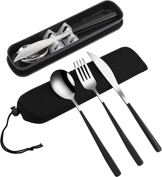 VANRA 3-Piece Portable Travel Utensils Set by VANRA