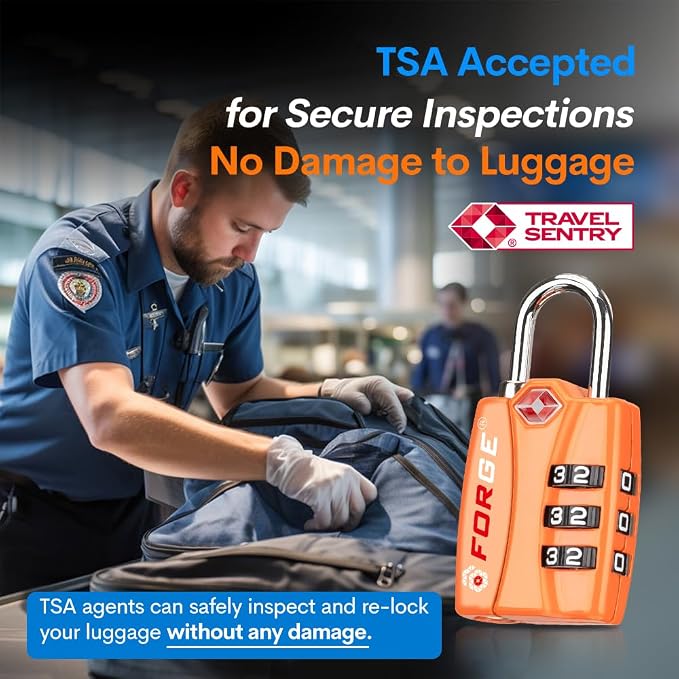 Forge TSA Luggage Combination Lock - Image 2