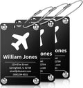 3 Pack Personalized Luggage Tags by Unknown