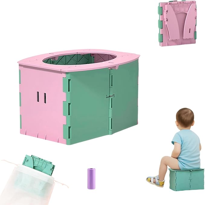 Travel Potty, Portable Potty Seat Foldable Travel Training Toilet Seat by Unknown