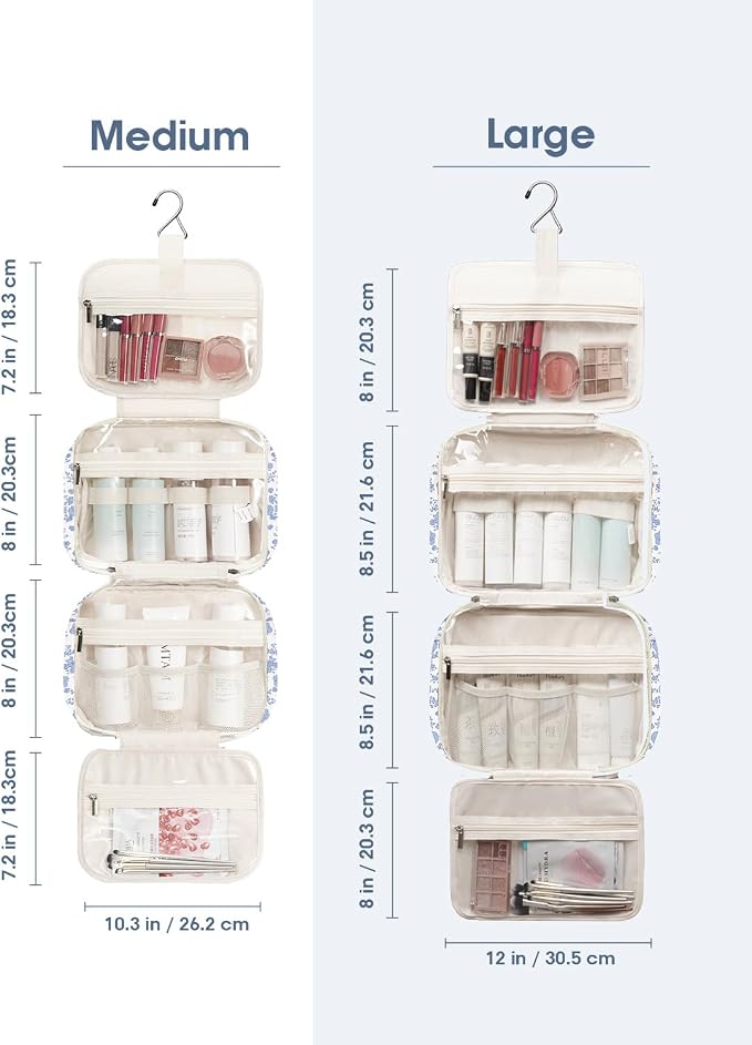 Narwey Hanging Floral Toiletry Bag - Image 5