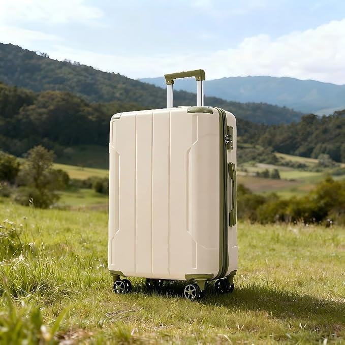 Merax 24 Inch Expandable Checked Luggage, Hardshell ABS Medium Suitcase - Image 8