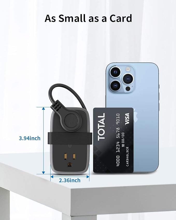2 Pack Power Strip with USB Ports, 4 Outlets 3 USB Ports, NTONPOWER Small Power - Image 8