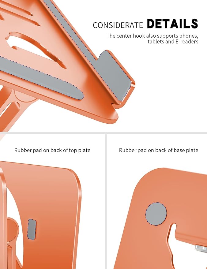 Laptop Stand, Ergonomic Adjustable Computer Stand - Image 3