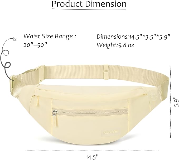 MAXTOP Large Crossbody Fanny Pack - Image 2