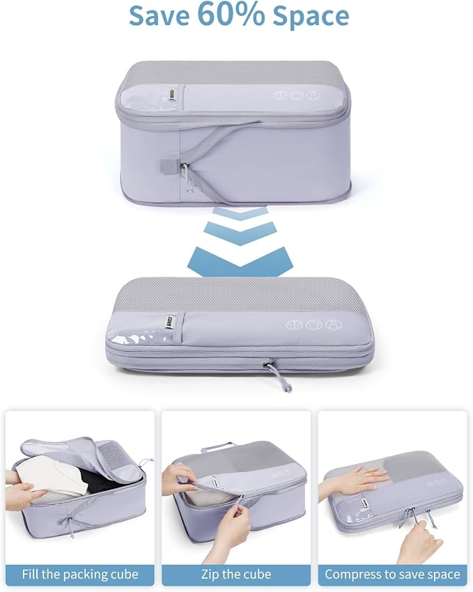 WANDF 7 Set Compression Packing Cubes - Image 5