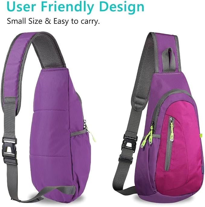TITECOUGO Small Sling Bag, Lightweight Crossbody Backpack - Image 3
