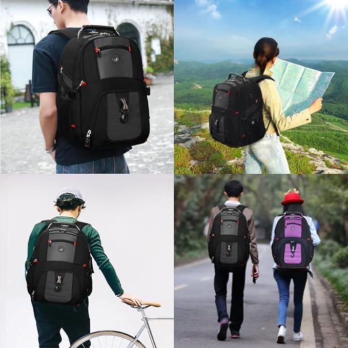 SHRRADOO Extra Large 50L Travel Laptop Backpack - Image 7