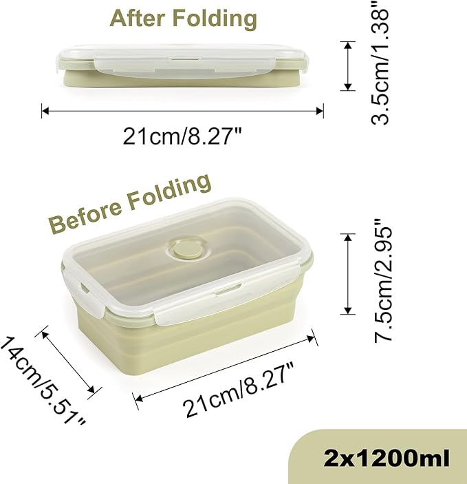 Large Collapsible Food Containers - Image 3