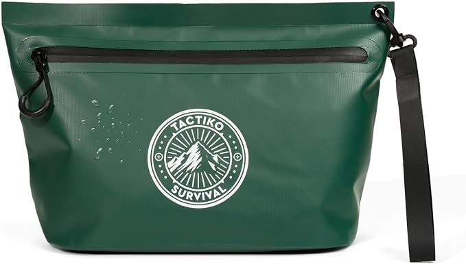 Tactiko Heavy-Duty Splash Water Resistant Zipper Pouches - 2L Hold-All by TactikoSurvival