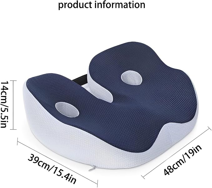 Seat Cushion, Seat Cushion for Sit Bone and Back Pain Relief, Posture Support - Image 3