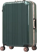LEGEND WALKER Durable Aluminum Frame Hardside Luggage, 5122-62-GR by LEGENDWALKER