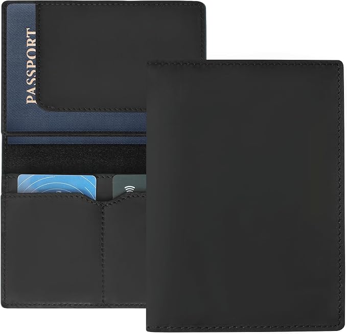 Jack&Chris Leather Passport Holder, Handmade Passport cover, Travel Wallet by JackChris