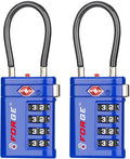 Forge TSA Approved Luggage Locks 4 Digit Combination TSA Travel Locks by Forge