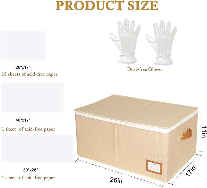 Wedding Dress Storage Box, Wedding Dress Preservation Box - Image 7
