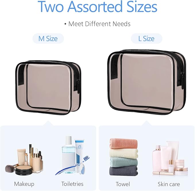PACKISM Clear Makeup Bags - Image 3