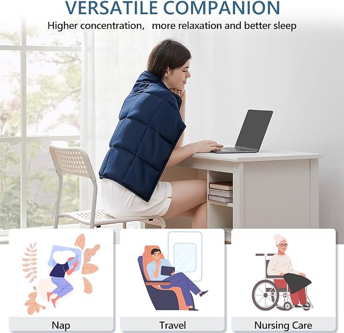 L'AGRATY Weighted Lap Pad 7lb: Small Weighted Blanket - Image 7