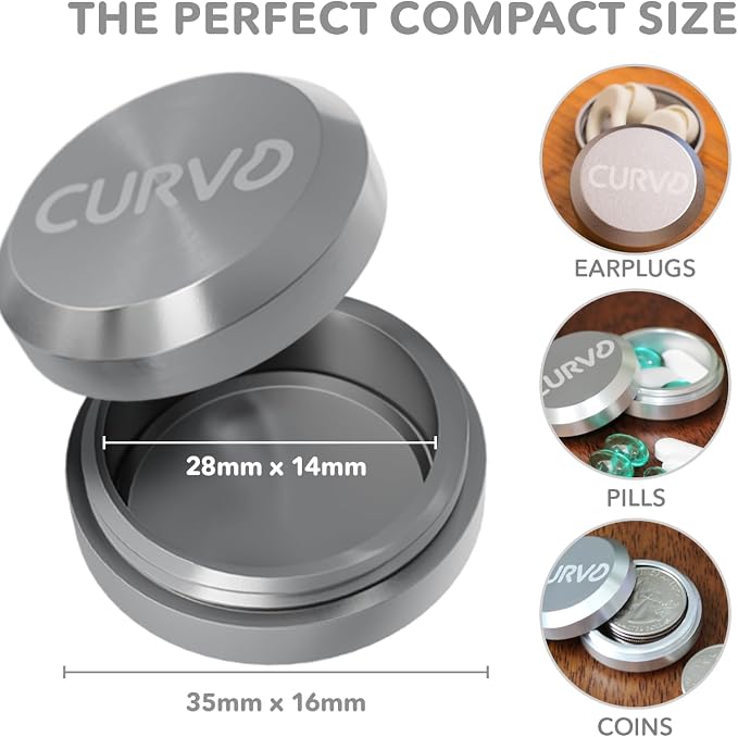 CURVD Premium Carrying Case – Durable Travel Keychain Container, Medicine Pill - Image 3