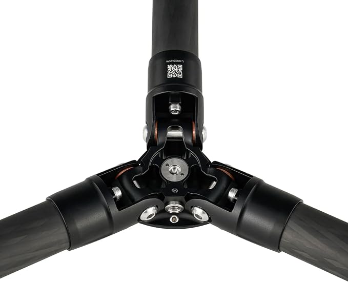 Leofoto 60" Lightweight Carbon Fiber Travel Tripod, Professional Compact Tripod - Image 2