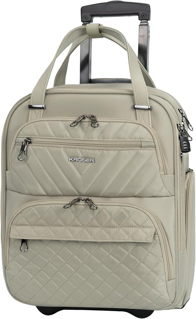 KROSER Carry On Underseat Multi-functional, 16-inch Underseater Lightweight by KROSER
