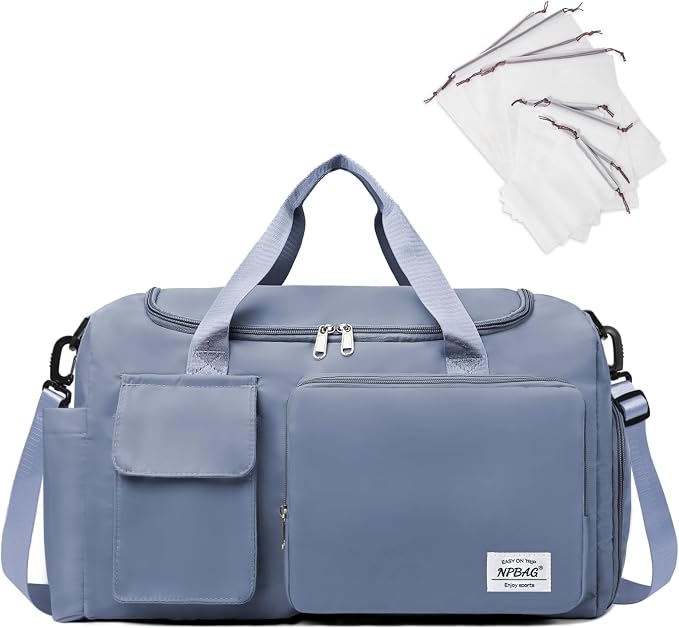 NPBAG Women Travel Duffel, Gym Workout Overnight Bag, Mommy Hospital Bag by NPBAG