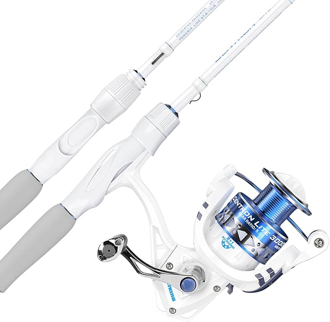 KastKing Centron Lite Fishing Rod and Reel Combo, IM6 Graphite 2Pc Blanks by KastKing