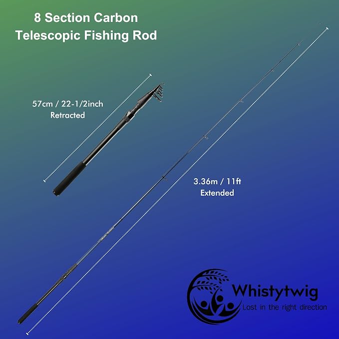 Whistytwig Telescopic Fishing Rod - Image 2