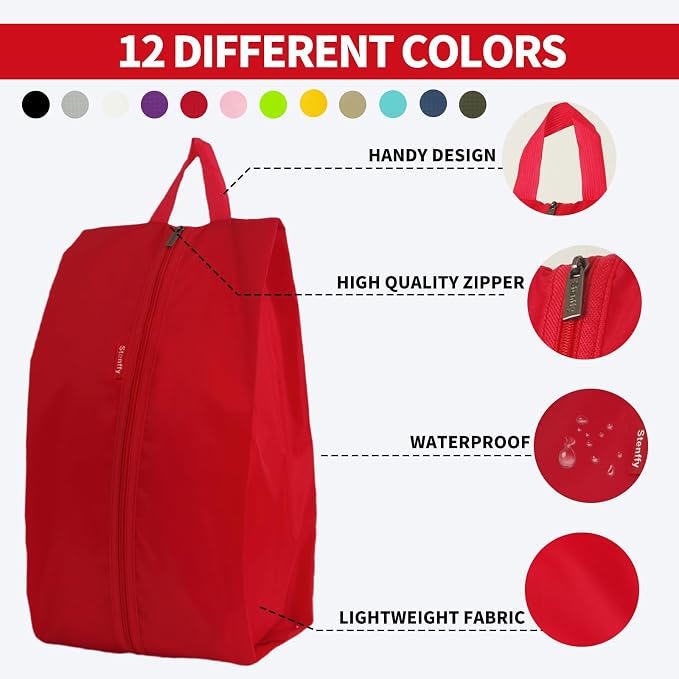 6pcs Portable Shoe Organizer, Travel Pouches - Image 4
