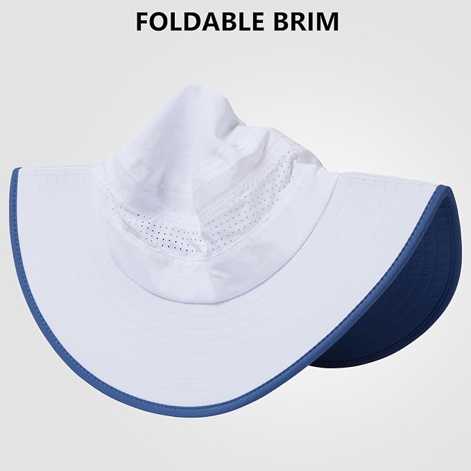 UPF 50+ Foldable Brim Water-Resistant Sun Bucket Hat - Image 2