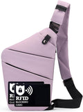 Anti Theft Crossbody Bags for Women Men, Slim Sling Purse by Ibalulu
