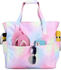 Beach Pool Bags Tote for Women Ladies Large Gym Tote Carry On Bag by BLUBOON