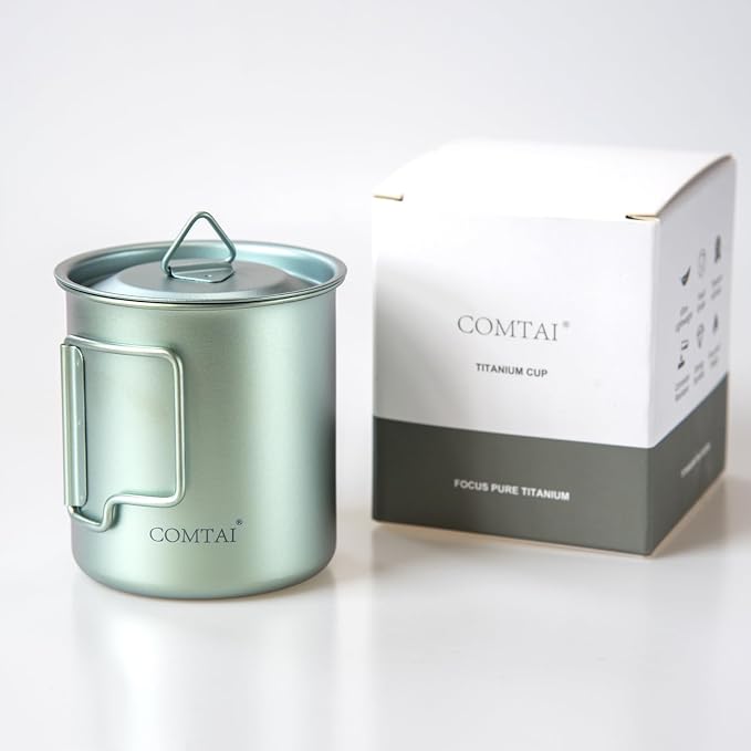 Titanium Camping Pot Mug 15oz - Image 5