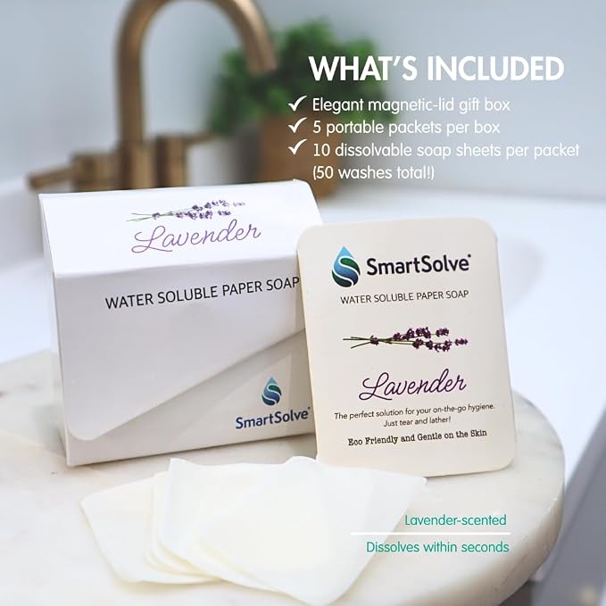 Lavender Scented Soap Sheets - Image 2