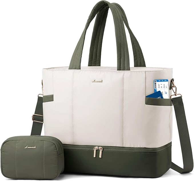 LOVEVOOK Travel Duffle Bag, Puffer Weekender Bags by LOVEVOOK