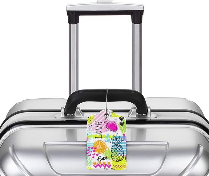 2 Pieces Funny Fruits Luggage Tags - Image 6