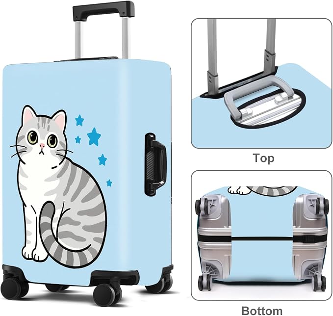 Luggage Cover Washable Suitcase Protector Anti-scratch Suitcase cover Fits - Image 2