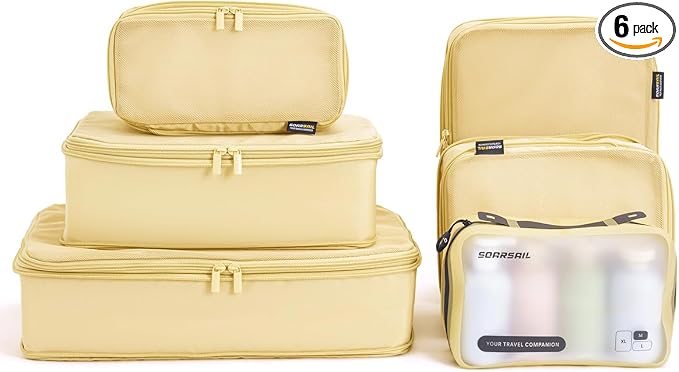 6 Set Compression Packing Cubes by SOARSAIL