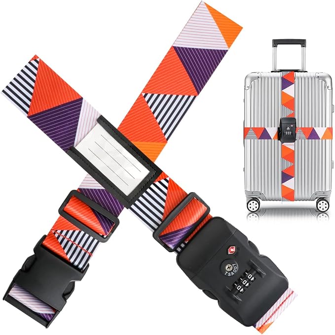 Adjustable Travel Luggage Strap Suitcase Belt Travel Bag Accessories 1.96 in W by Gutsdoor