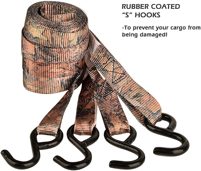 XSTRAP STANDARD Ratchet Tie Down Straps 4 Pk 10 Ft- 300 Lbs Load Cap- 900 Lbs - Image 5