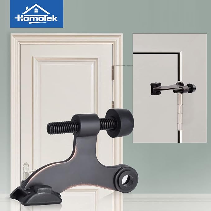 HOMOTEK 36 Pack Hinge Pin Oil Rubbed Bronze Door Stopper, Adjustable Deluxe - Image 6