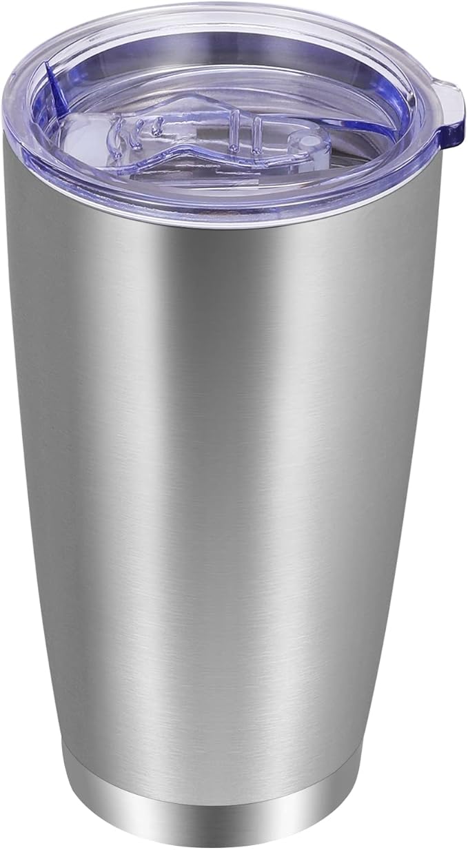 VEGOND 20oz Tumbler with Lid and Straw Stainless Steel Tumbler Cup Vacuum by VEGOND