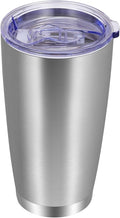 VEGOND 20oz Tumbler with Lid and Straw Stainless Steel Tumbler Cup Vacuum by VEGOND