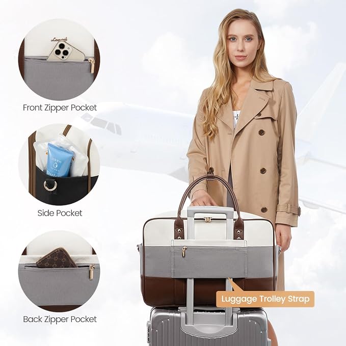 LOVEVOOK Weekender Travel Duffel Bag, Personal Item Duffle Bags - Image 6