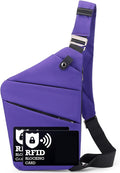 Anti Theft Crossbody Bags for Women Men, Slim Sling Purse by Ibalulu