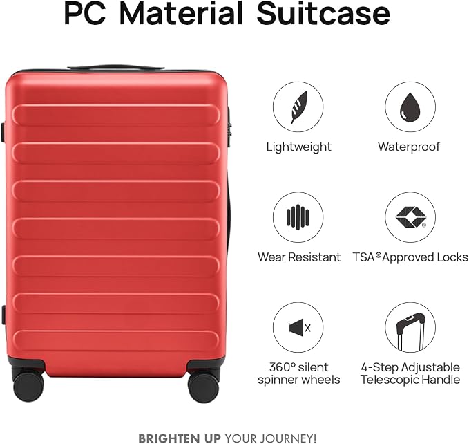 Carry on Luggage 22 X 14 X 9 Airline Approved, 20 Inch Luggage - Image 2
