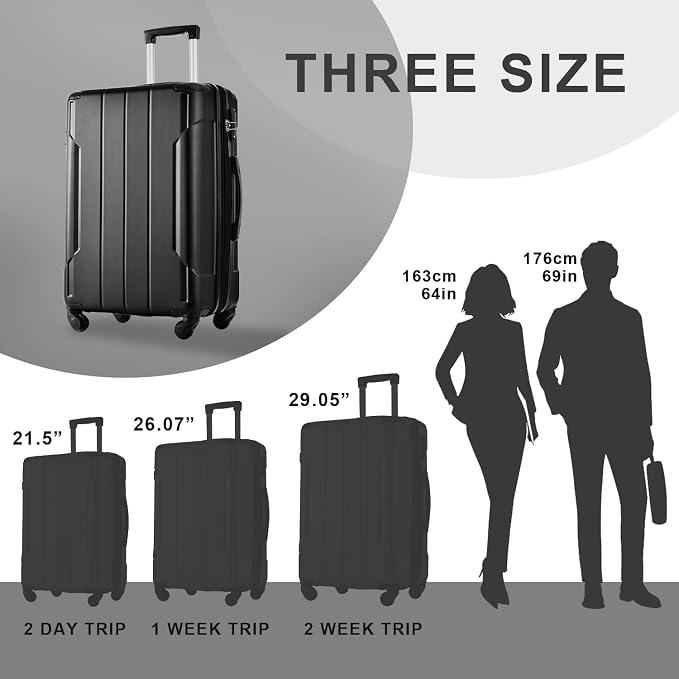 Merax Luggage Sets of 2 Suitcases - Image 8
