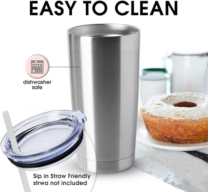 HASLE OUTFITTERS 20oz Tumblers Stainless Steel Mugs - Image 4