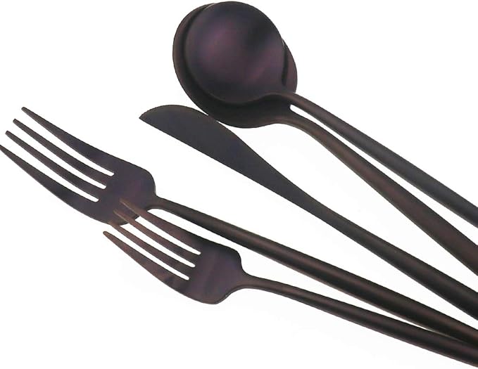 Gugrida 20-Piece 18/10 Stainless Steel Flatware Silverware, Luxury Dinnerware - Image 7