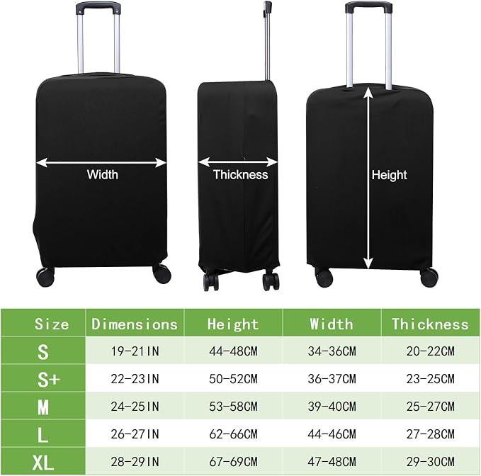 PATIKIL Luggage Cover, Suitcases Covers Elastic Carry on Cover Protector - Image 2