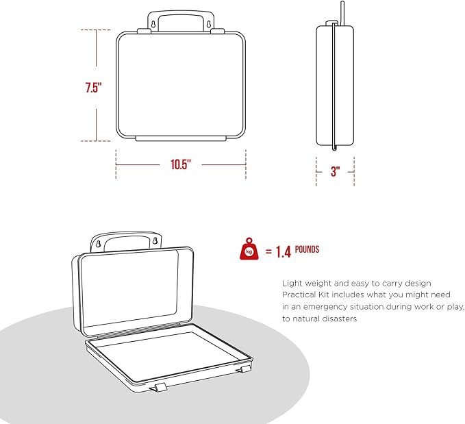 Primacare 25 Person Medium Emergency Preparedness First Aid Kit - Image 3